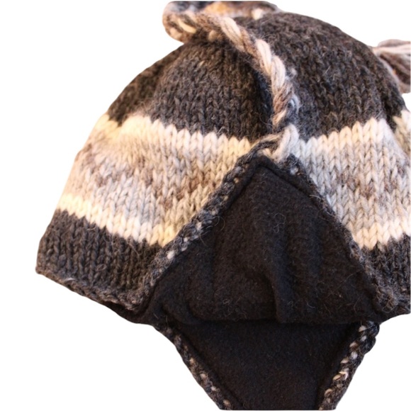Fleece Lined Wool Hat - Picture 2 of 2